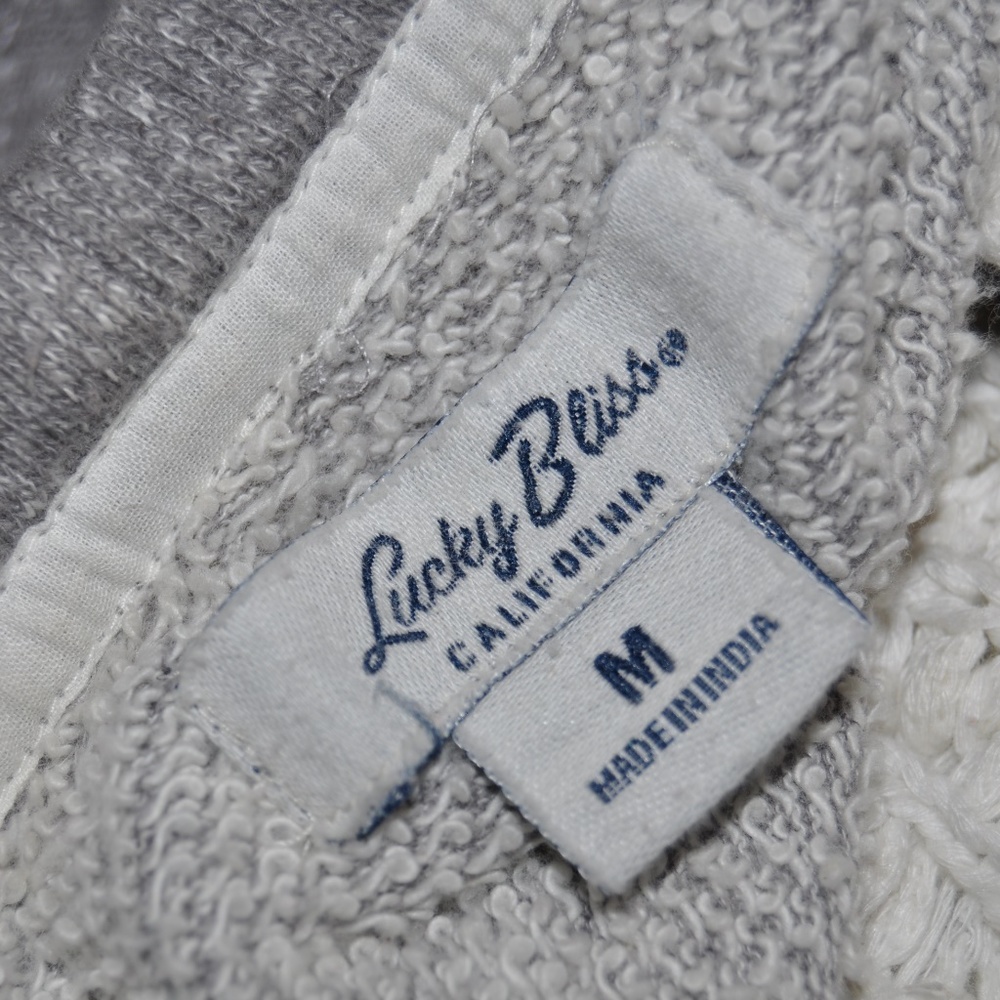 022 LUCKY BRAND French Terry Sweater Pullover sz M - Picture 4 of 5